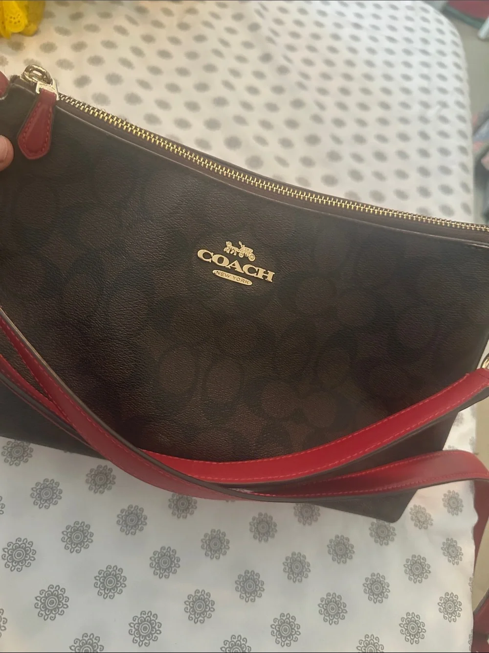 Coach crossbody brown